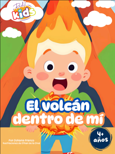 Libro "El volcán dentro. de mí" Niños +4 años
