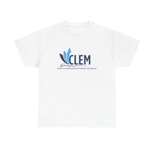 Camiseta de algodón unisex blanca CLEM