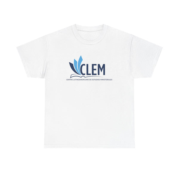 Camiseta de algodón unisex blanca CLEM