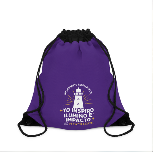 Mochila "Yo inspiro, ilumino e impacto en las naciones"