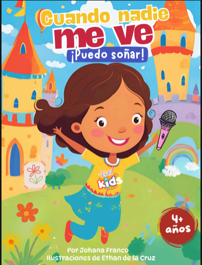 Libro "Cuando nadie me ve !Puedo soñar! Niños +4 años
