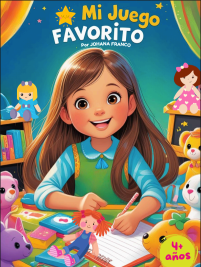 Libro "Mi juego favorito" Niños +4 años.